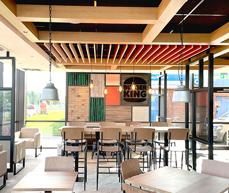 Remodeling nach Burger King GardenGrill Konzept beim Burger King Restaurant in Husum
Remodeling nach Burger King GardenGrill Konzept beim Burger King Restaurant in Husum