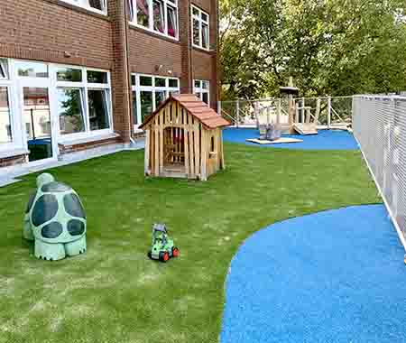 Aussenspielplatz auf einer Dachterrasse
Aussenspielplatz auf einer Dachterrasse