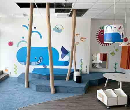 Kindertagesstätte im Obergeschoss in Hamburg
Kindertagesstätte im Obergeschoss in Hamburg