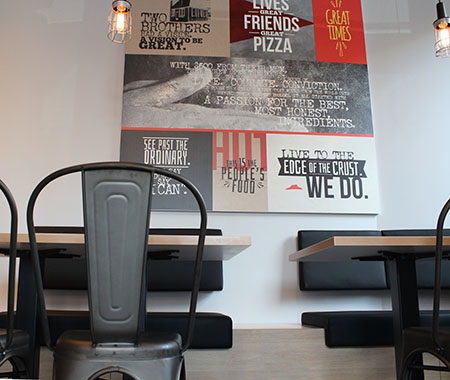 Neubau eines Pizza Hut Delivery Restaurant mit Gastraum in Münster Neubau eines Pizza Hut Delivery Restaurant mit Gastraum in Münster