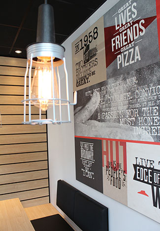 Umbau eines Pizza Hut Delivery Restaurant innerhalb eines bestehenden Gebäudes Umbau eines Pizza Hut Delivery Restaurant innerhalb eines bestehenden Gebäudes